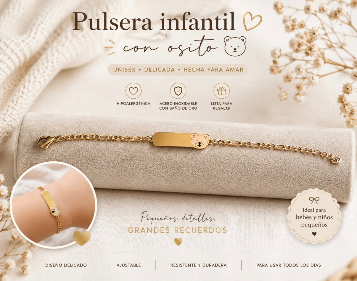 Pulsera infantil ajustable