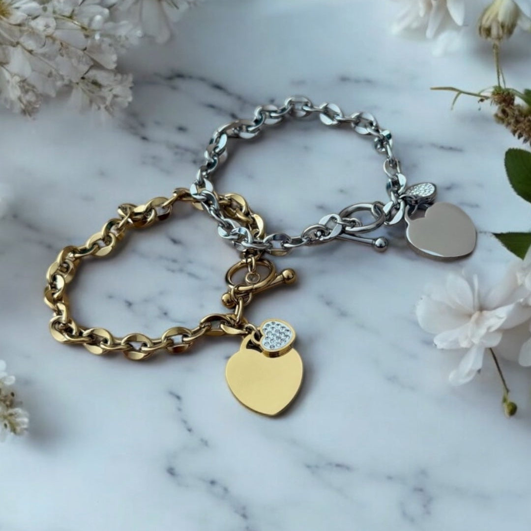 Pulsera Corazón Radiante